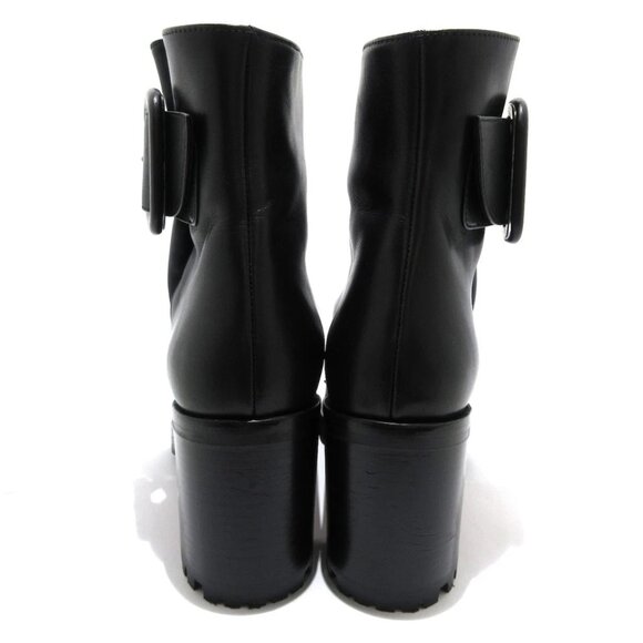 CHRISTIAN LOUBOUTIN OLIVIA SNOW Black Leather - Women's Boots 845-072125 - Picture 3 of 9